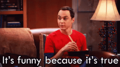 Sheldon Cooper Its Funny Because Its True GIF - Sheldon Cooper Its Funny Because Its True GIFs