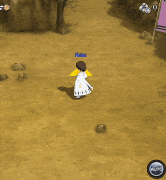 a screenshot of a video game with a character named xaisee