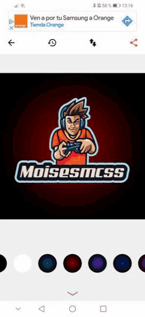 a screenshot of a game logo on a phone