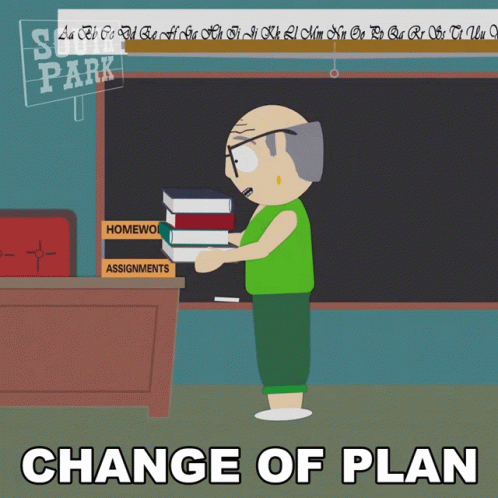 Change Of Plan Herbert Garrison GIF - Change Of Plan Herbert Garrison South Park GIFs