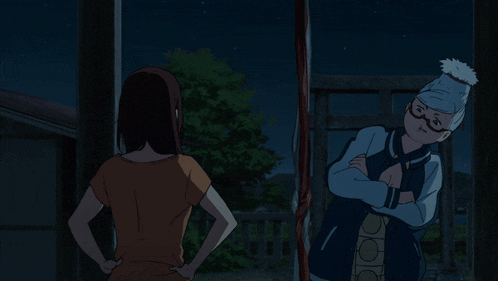 a man and a woman standing next to each other