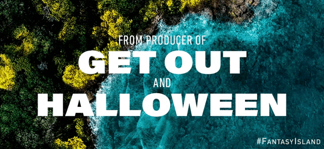 a poster that says from producer of get out and halloween on it