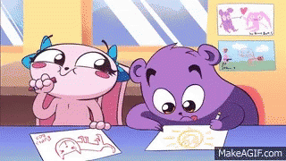 Bear And Bunny Boo Shocked GIF - Bear And Bunny Boo Shocked Surprised GIFs