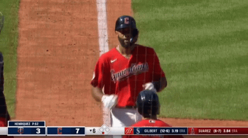 Cleveland Guardians Amed Rosario GIF - Cleveland Guardians Amed Rosario Guardians GIFs