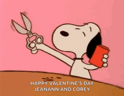 Snoopy Valentines Day GIF