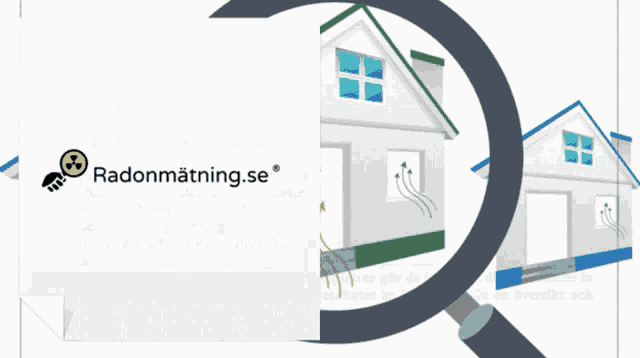 a page of text with the words " gör din egen radonmätning eller låt oss hjälpa dig " at the top