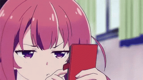 Waiting Checking Phone GIF - Waiting Checking Phone Anime GIFs
