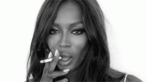 Naomi Campbell Smoking GIF - Naomi Campbell Smoking Super Model GIFs