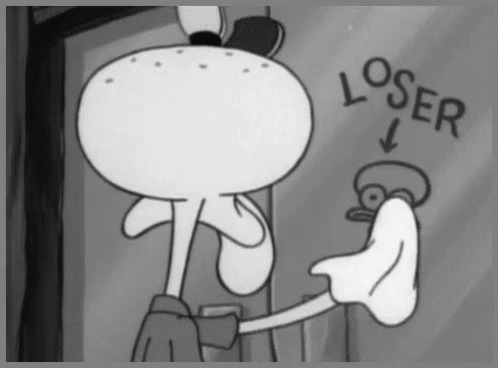 Loser GIF - Loser Squidward Spongebob Squarepants GIFs