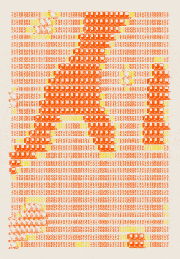 a colorful pattern with the letters x x x x x x x x x x