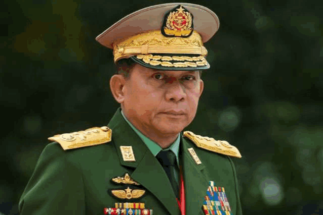 a man in a military uniform is wearing a hat and badges
