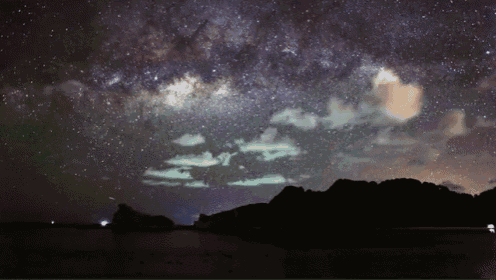 Beautiful Starry Night In Malaysia GIF - Stars Sky Evening GIFs