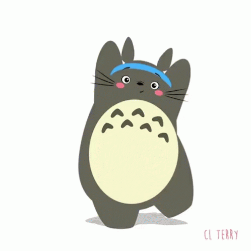 Totoro Exercise GIF - Totoro Exercise Happy GIFs