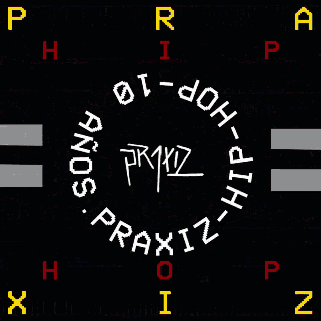 a circle with the word hip-hop in the center