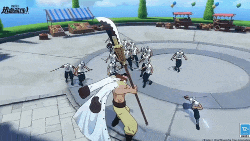 a video game called one piece has a 12+ rating on it
