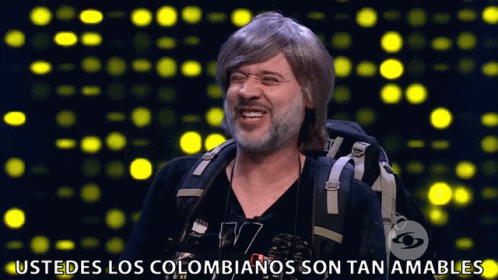 Ustedes Los Colombianos Son Tan Amables GIF - Ustedes Los Colombianos Son Tan Amables Amables GIFs
