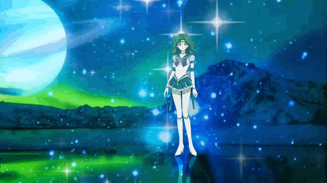 Eternal Sailor Neptune GIF - Eternal Sailor Neptune Michiru GIFs