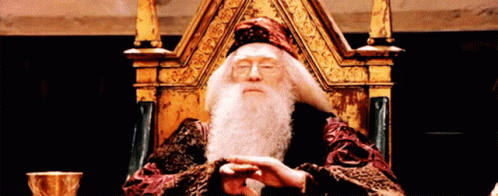 Hogwarts Dumbledore GIF - Hogwarts Dumbledore Clap GIFs