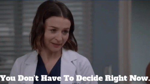 Station19 Amelia Shepherd GIF - Station19 Amelia Shepherd You Dont Have To Decided Right Now GIFs