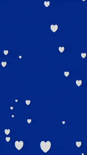 a blue background with white hearts and the words " happy valentine 's day "