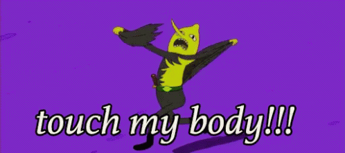 Touch My Body GIF - Touch My Body My Body Is Ready Adventure Time GIFs