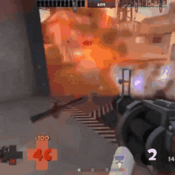 a video game is being played and the number 2 is on the bottom right