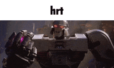 a picture of a robot that says hrt on the bottom