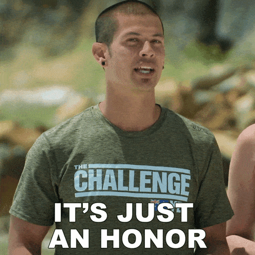 Its Just An Honor Yes Duffy GIF - Its Just An Honor Yes Duffy The Challenge World Championship GIFs