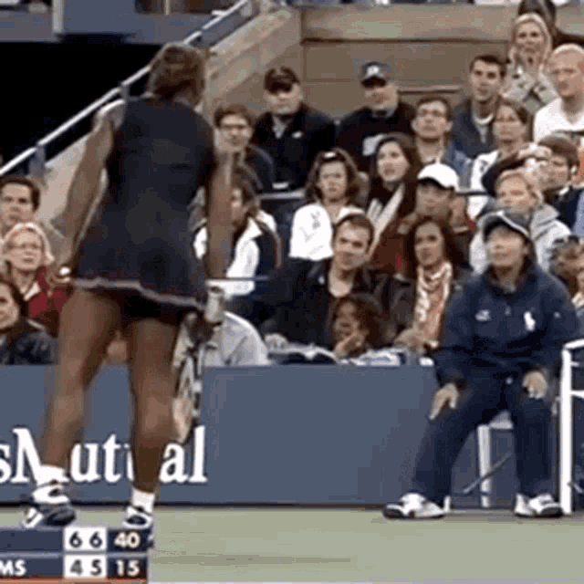 Serena Williams Lineswoman GIF - Serena Williams Lineswoman Temper Tantrum GIFs