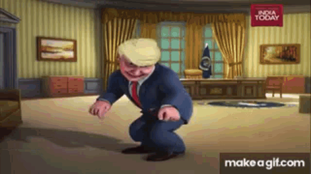 Donald Trump Feeling Cute GIF - Donald Trump Feeling Cute Funny Dance GIFs