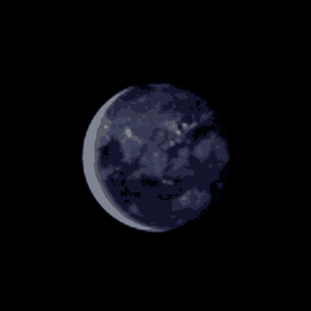 a close up of a planet earth in the night sky