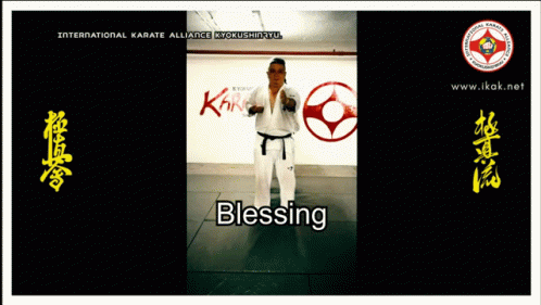 Ikak Blessing GIF - Ikak Blessing Kyokushinryu GIFs
