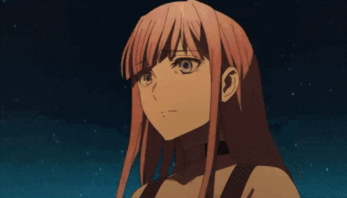 a cartoon of a girl with long hair making a surprised face
