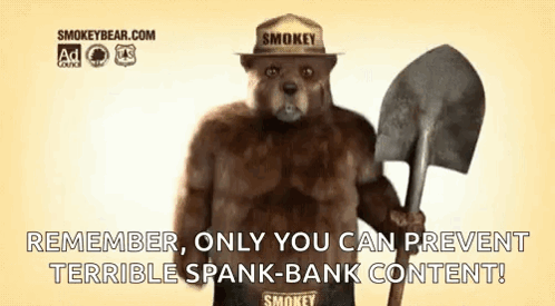 Smokey Only You Can Prevent Wildfires GIF