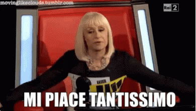 Raffaella Carra Judge GIF - Raffaella Carra Judge The Voice GIFs