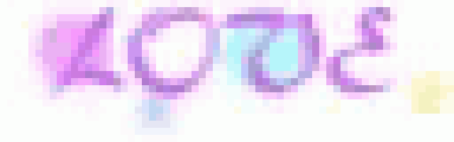 a blurry picture of the word love on a white background .