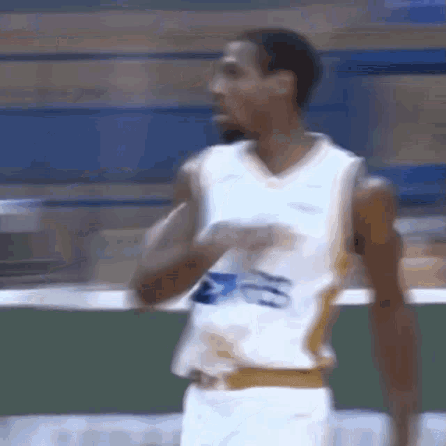 a basketball player in a white jersey with the number 35 on it