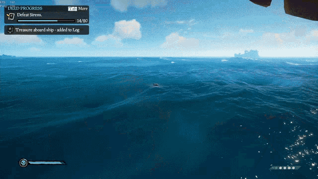 a treasure aboard ship has been added to log
