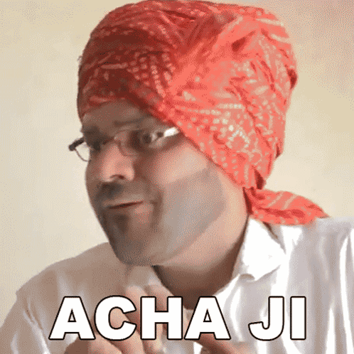 Acha Ji Balraj GIF - Acha Ji Balraj Playreel GIFs
