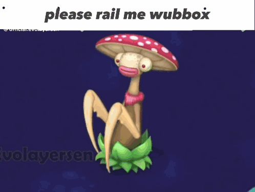 Please Rail Me Wubbox GIF - Please Rail Me Wubbox Fung Pray GIFs