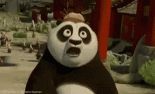 Shocked Kungfu Panda GIF - Shocked Kungfu Panda Panda GIFs