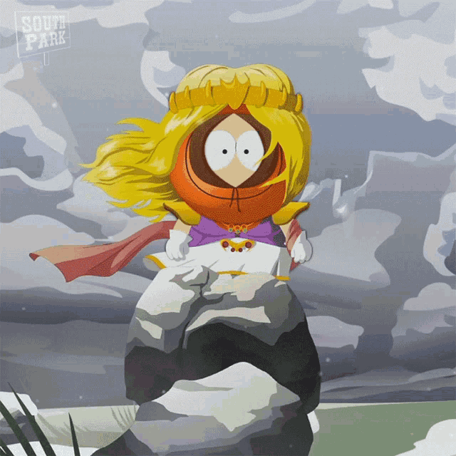 Relaxed Kenny Mccormick GIF - Relaxed Kenny Mccormick Princess Kenny GIFs