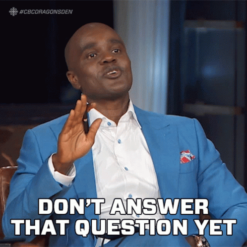 Dont Answer That Question Yet Wes Hall GIF - Dont Answer That Question Yet Wes Hall King Of Bay St GIFs