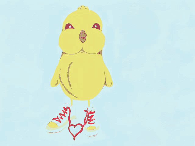 a drawing of a chicken with the words love is tied to truth written below it