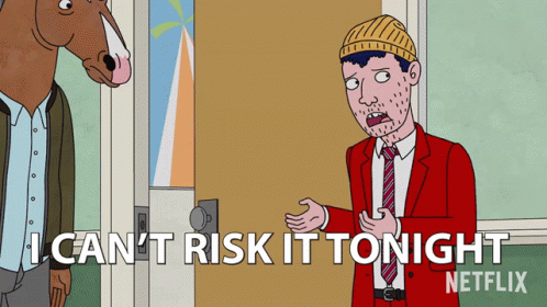 I Cant Risk It Tonight Todd Chavez GIF - I Cant Risk It Tonight Todd Chavez Aaron Paul GIFs