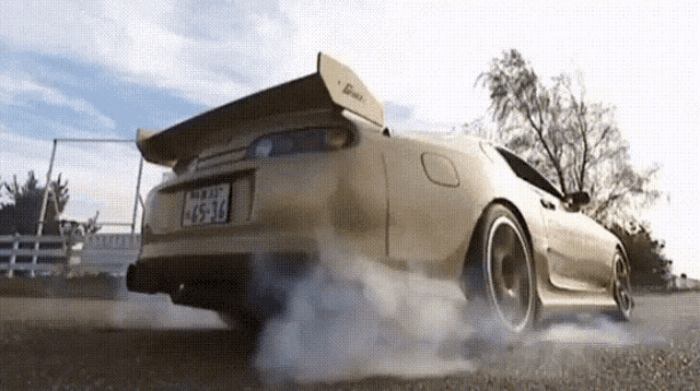 Supra Car GIF - Supra Car Burnout GIFs