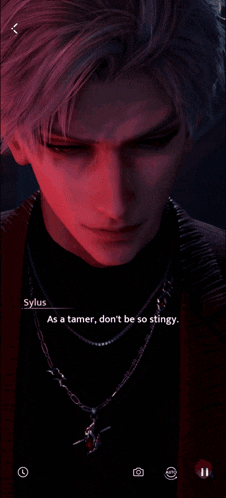 a close up of a person 's face with sylius as a tamer , don 't be so stingy