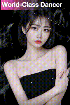 a picture of a girl with the words world-class dancer on the bottom
