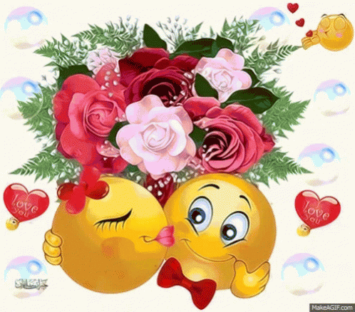 Emoji Kiss GIF - Emoji Kiss Rose GIFs