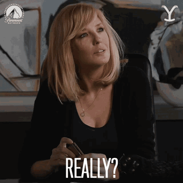 Really Kelly Reilly GIF - Really Kelly Reilly Beth Dutton GIFs